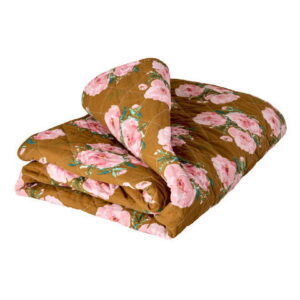 Couverture matelassée Floral Fiesta Rose – RICE