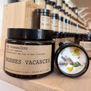 Bougie Bonnes Vacances - Monoï & Fleur d’Oranger