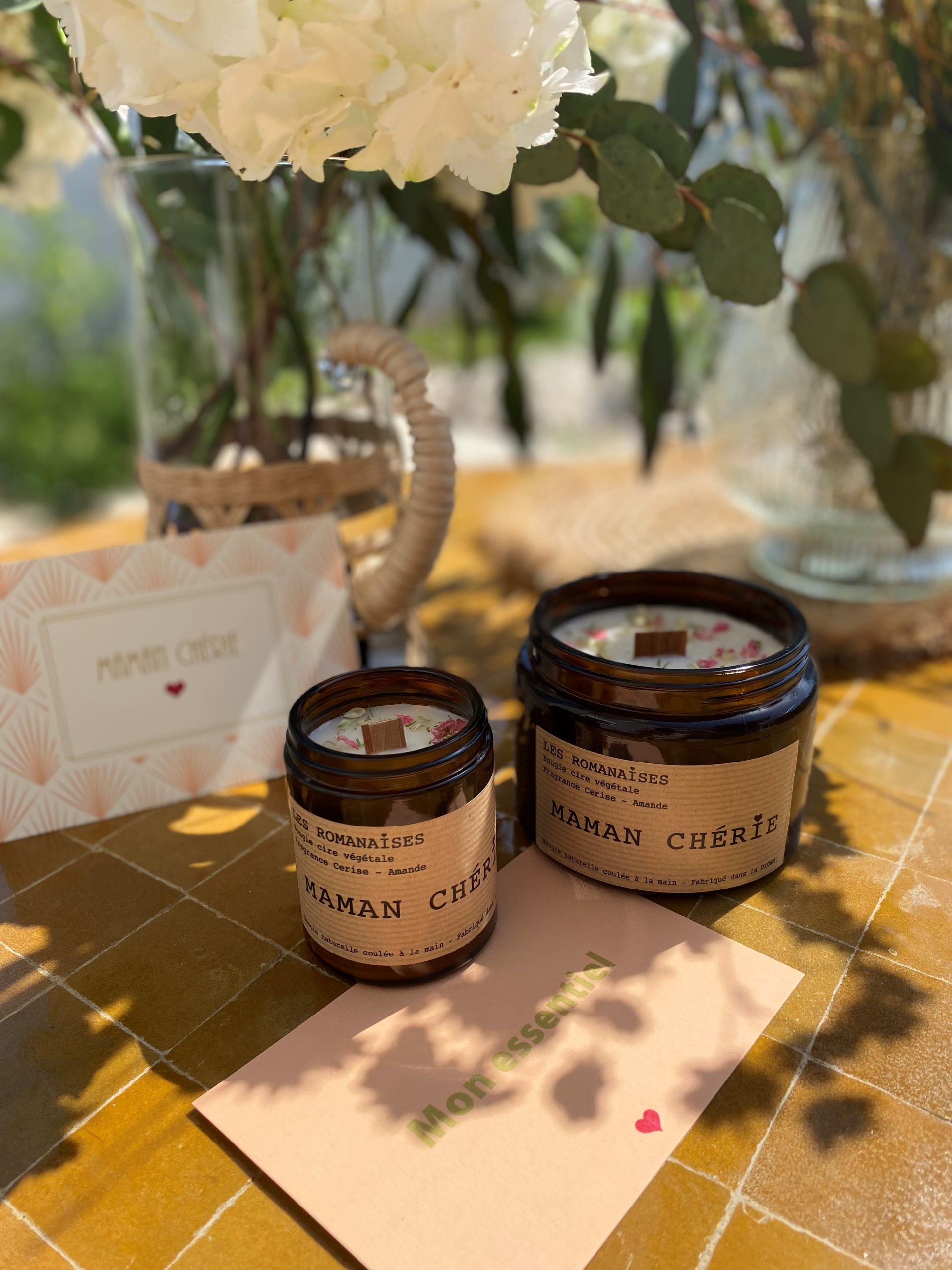 Bougie Maman chérie - Cerise & amande