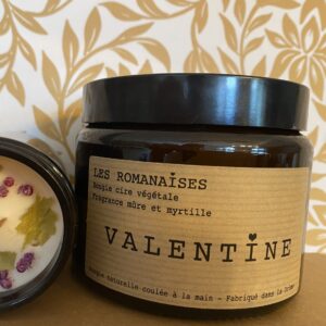 Bougie Valentine - Mure & Myrtille