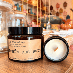 Bougie Robin des bois - vétiver & boisée