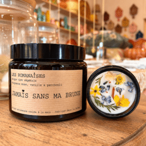 Bougie Jamais sans ma brune - Musc vanille & patchouli