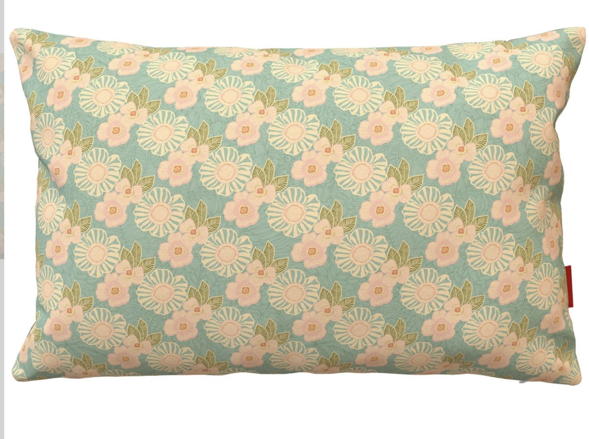 Housse de coussin d'extérieur THAIS celadon 60 x 40cm