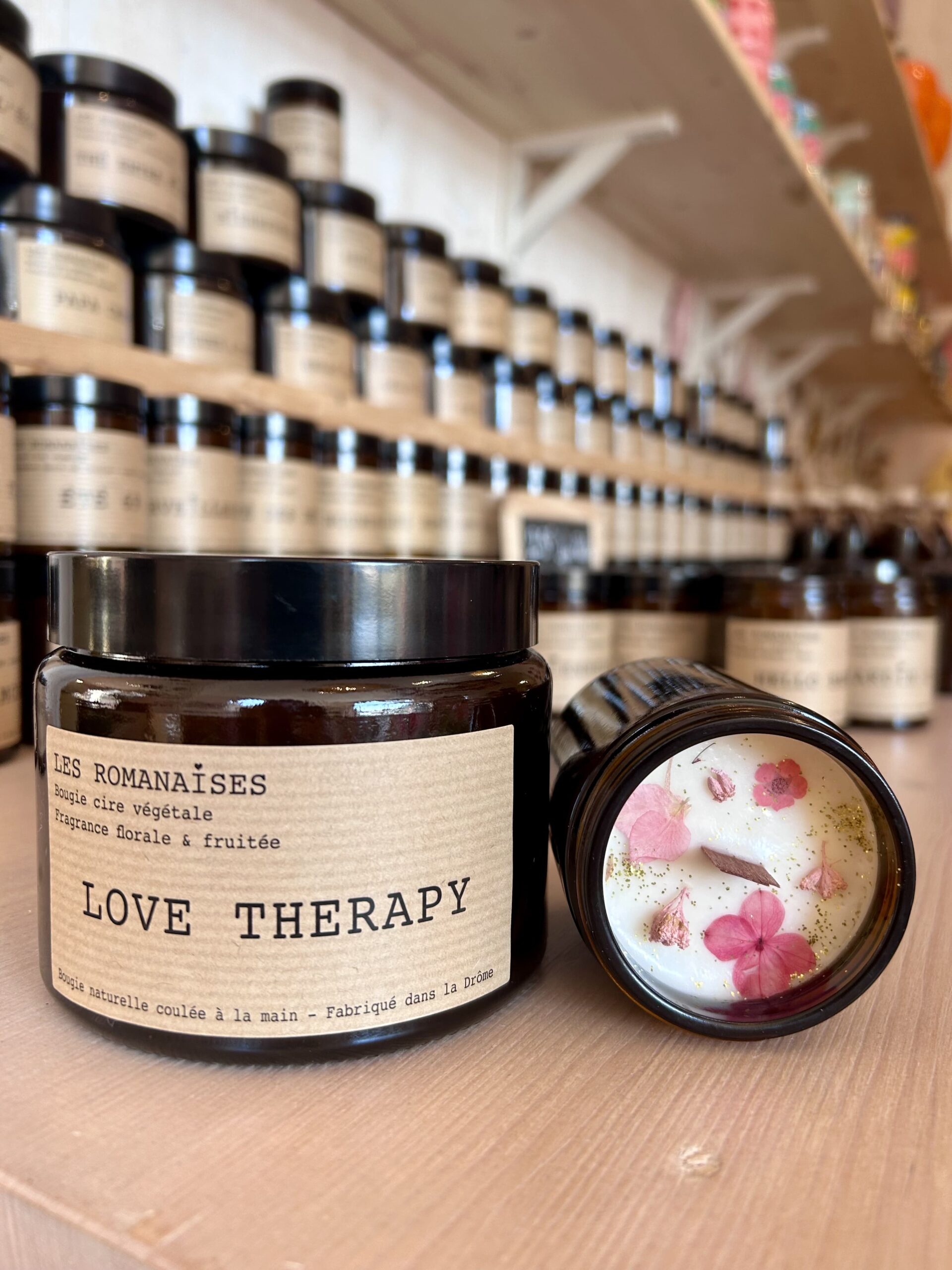 Bougie Love therapy - Florale & fruitée
