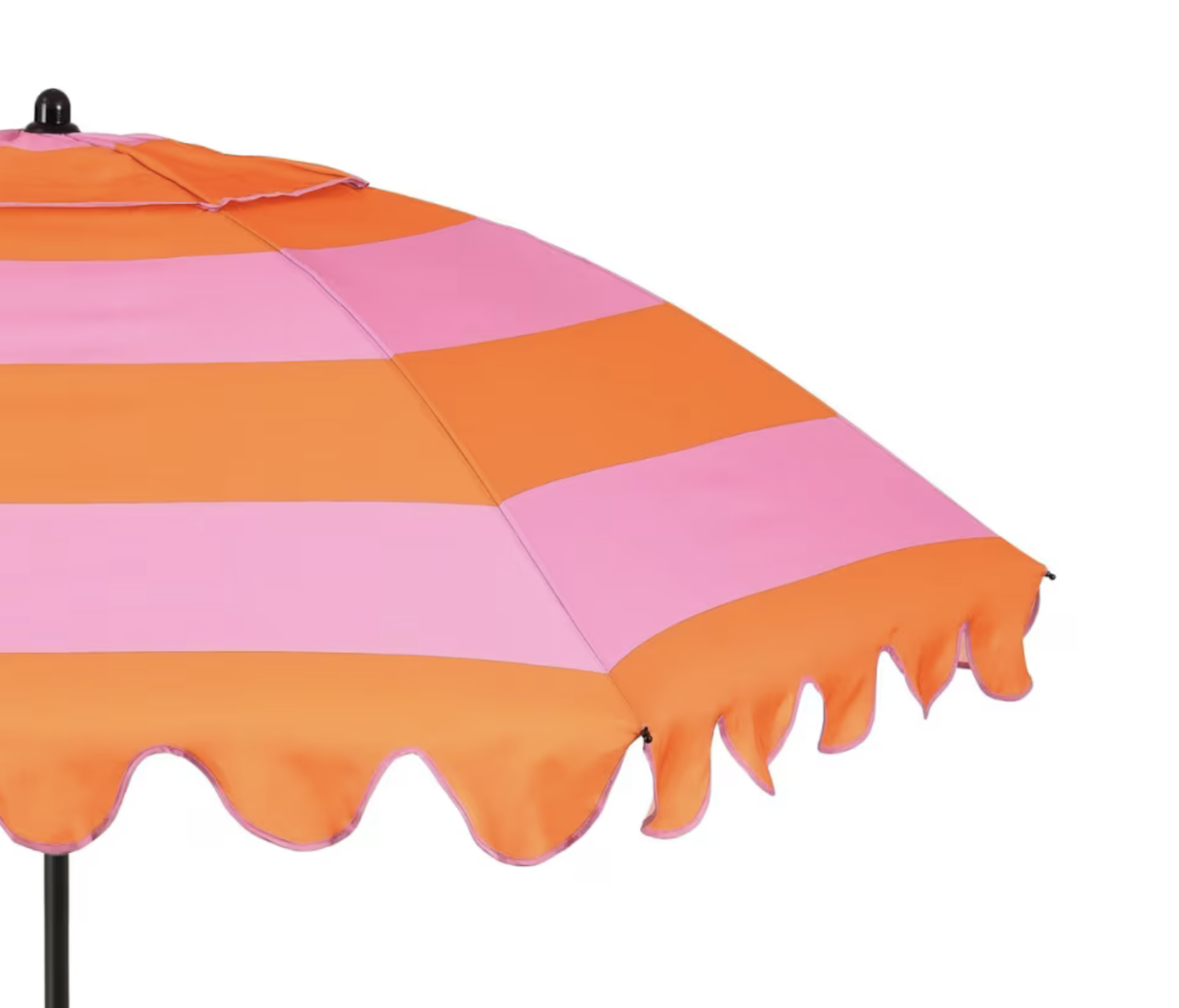 Parasol Inclinable à rayures Rose & Orange Ø197 cm – Image 2