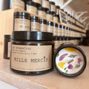 Bougie Mille Mercis - Florale Santal & Musc
