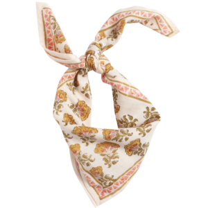 Petit Foulard Indien - Namaste Ecru