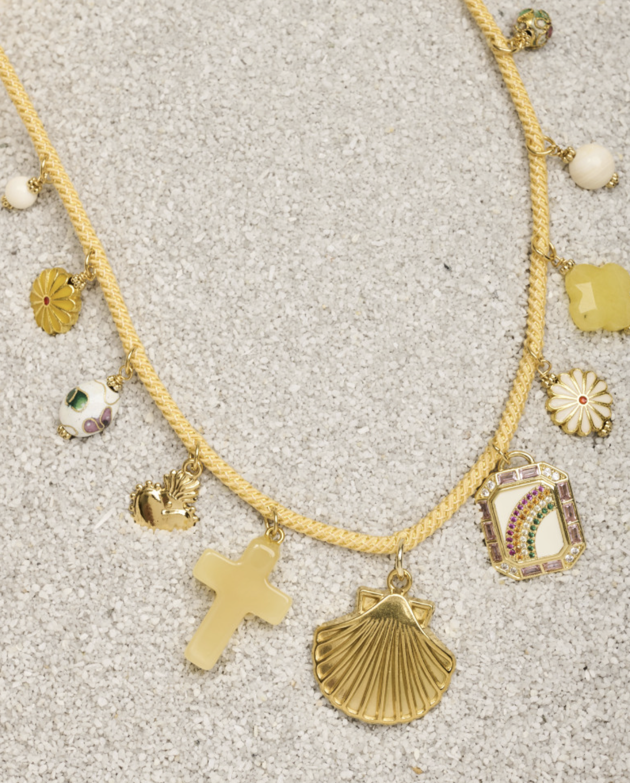 Collier Jona jaune – By Garance – Image 2