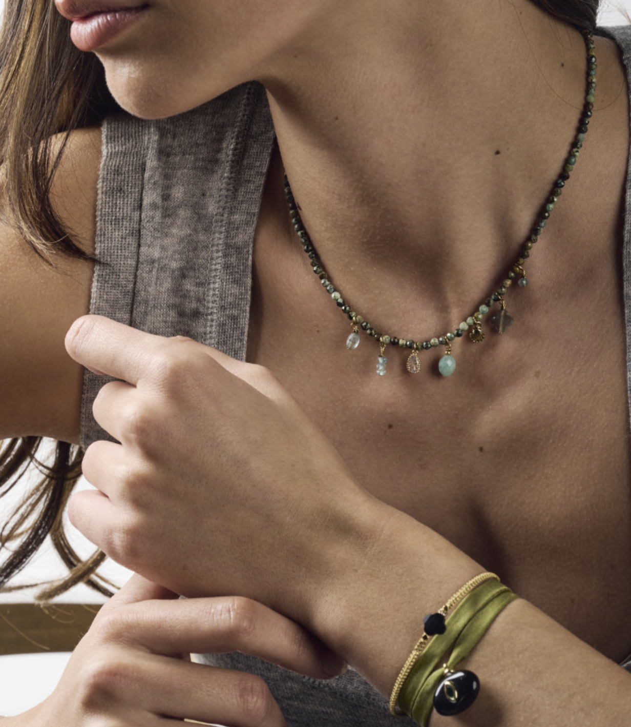 Collier Cira turquoise africaine – By Garance – Image 2
