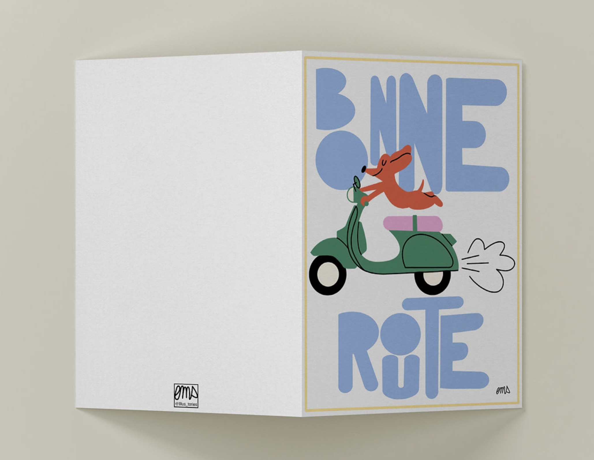 Carte Bonne Route – Émilie Bernstein