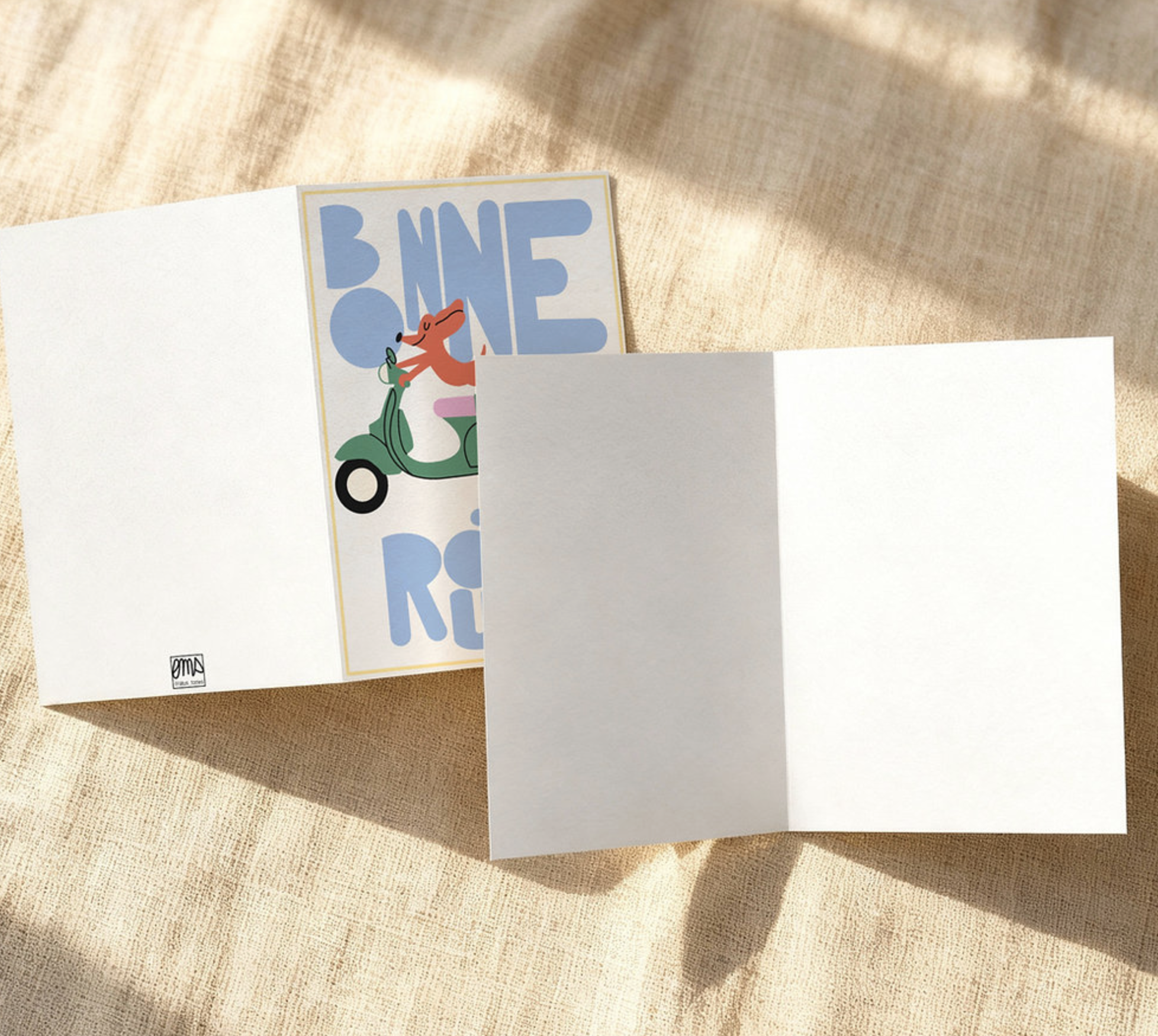 Carte Bonne Route – Émilie Bernstein – Image 2