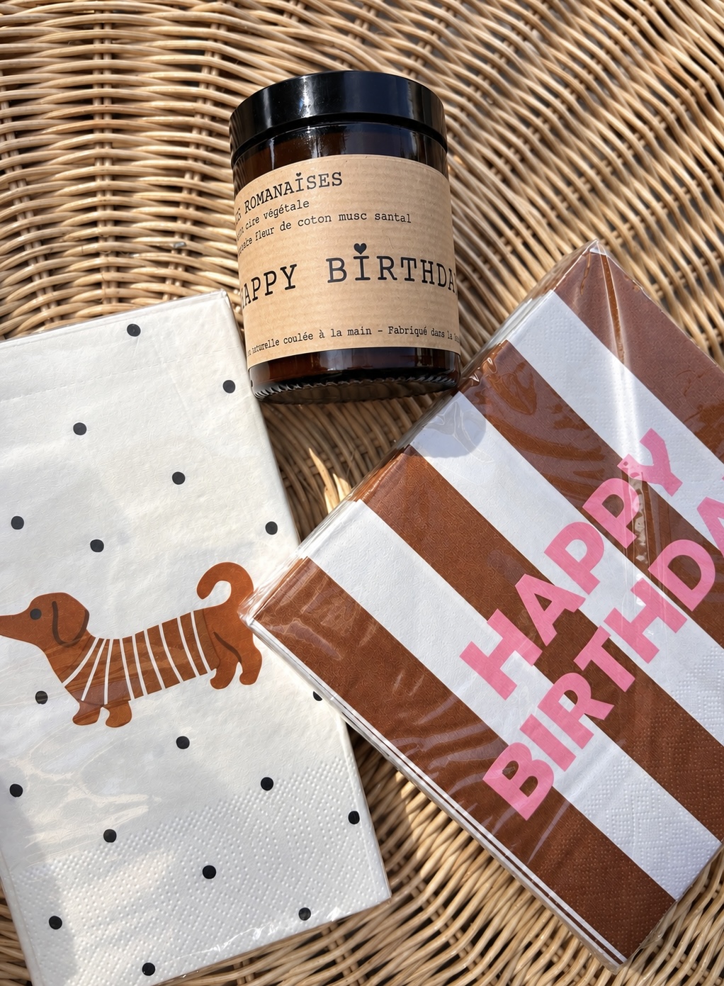 Serviettes en papier Teckel Dog x15 – OPJET