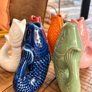 Mini Vase Soliflore Poisson en céramique - Plusieurs coloris