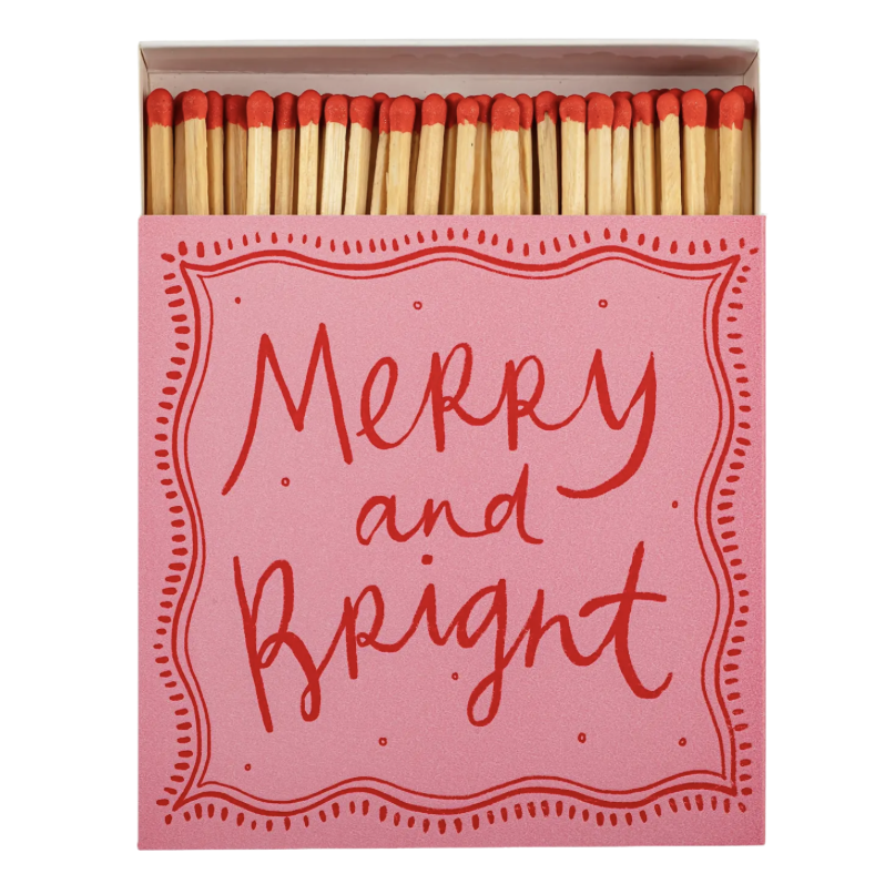 Boîte d’allumettes Merry & Bright Rose – Archivist Gallery