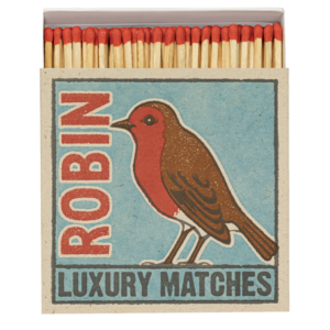 Boîte d’allumettes Rouge-gorge The Robin – Archivist Gallery