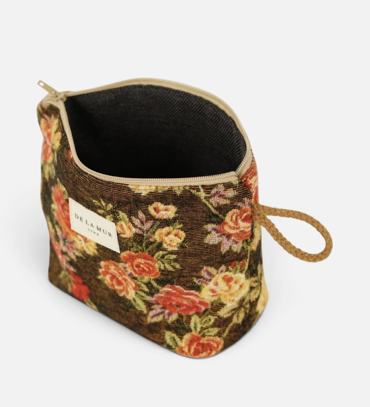 Petite trousse fleurie Pepi en jacquard – De La Mur – Image 3