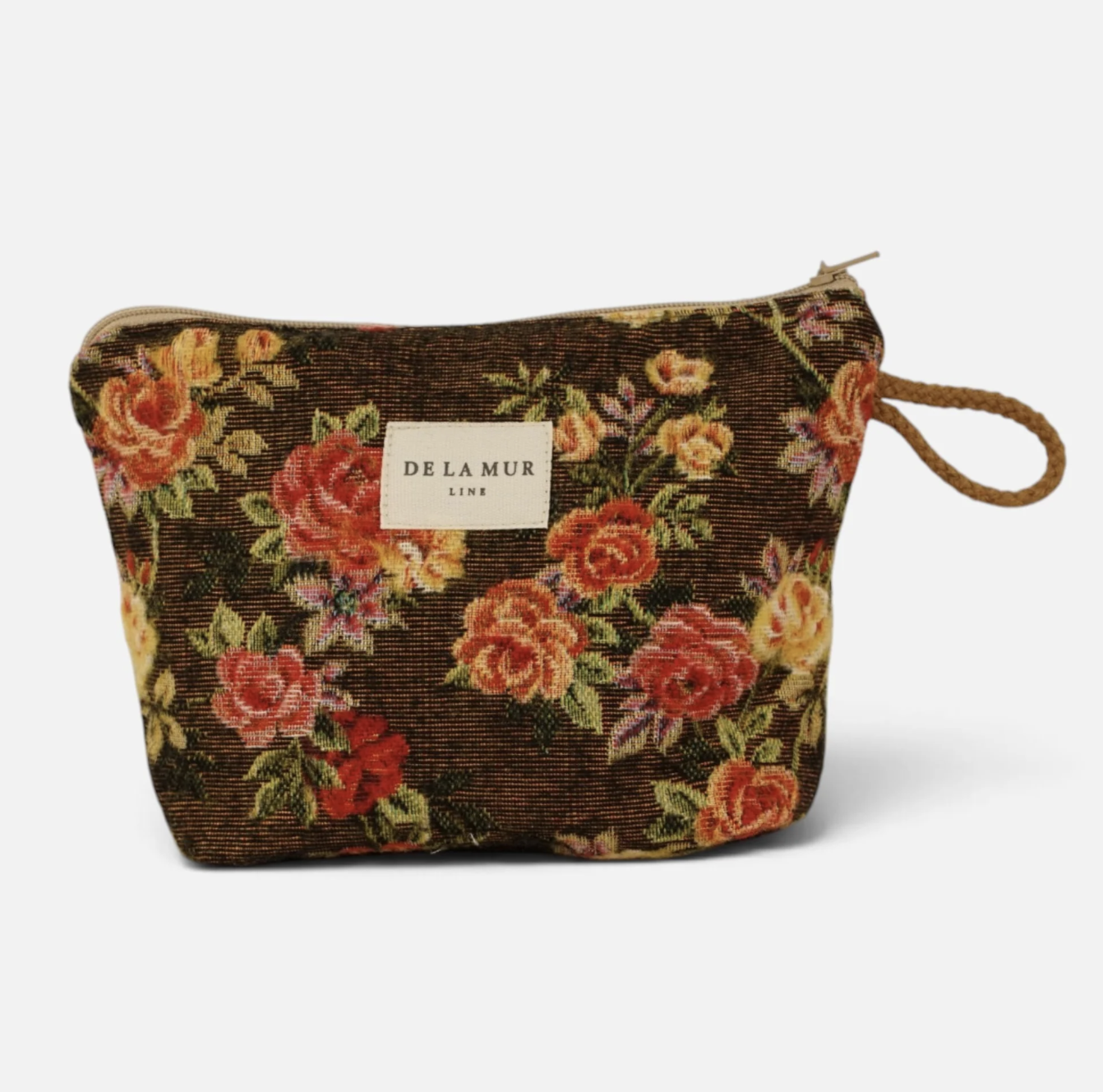 Petite trousse fleurie Pepi en jacquard – De La Mur