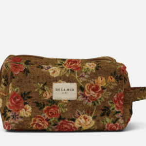Trousse de toilette moyenne Esme en jacquard fleuri – De La Mur