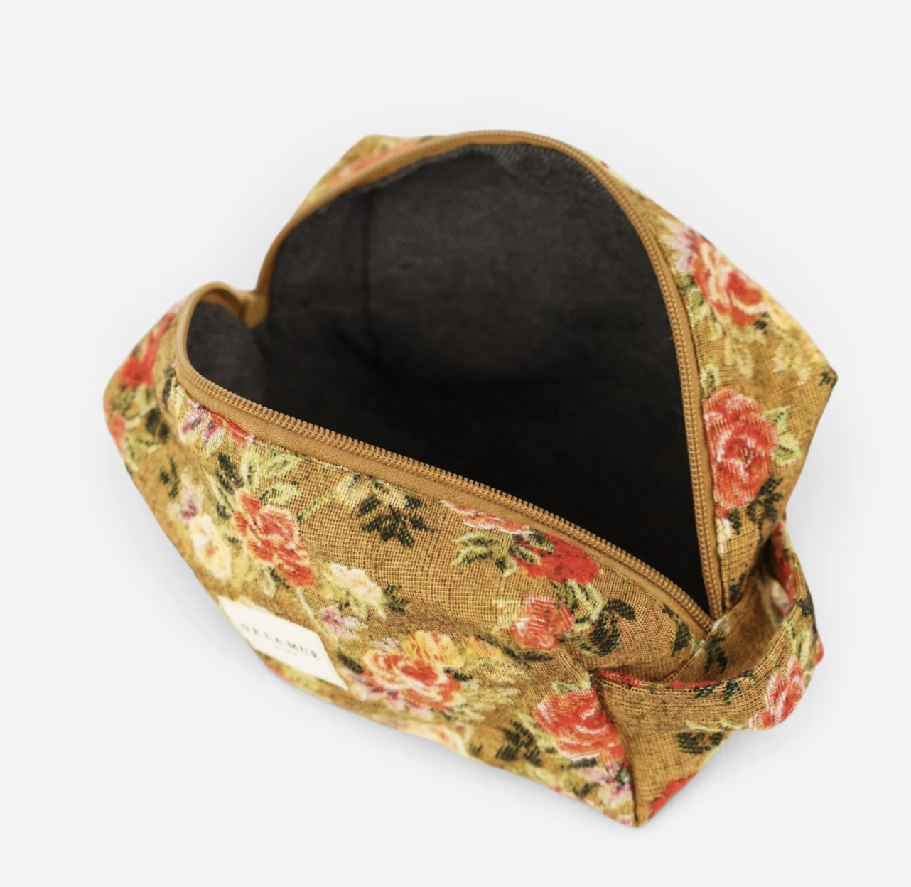 Trousse de toilette moyenne Esme en jacquard fleuri – De La Mur – Image 3
