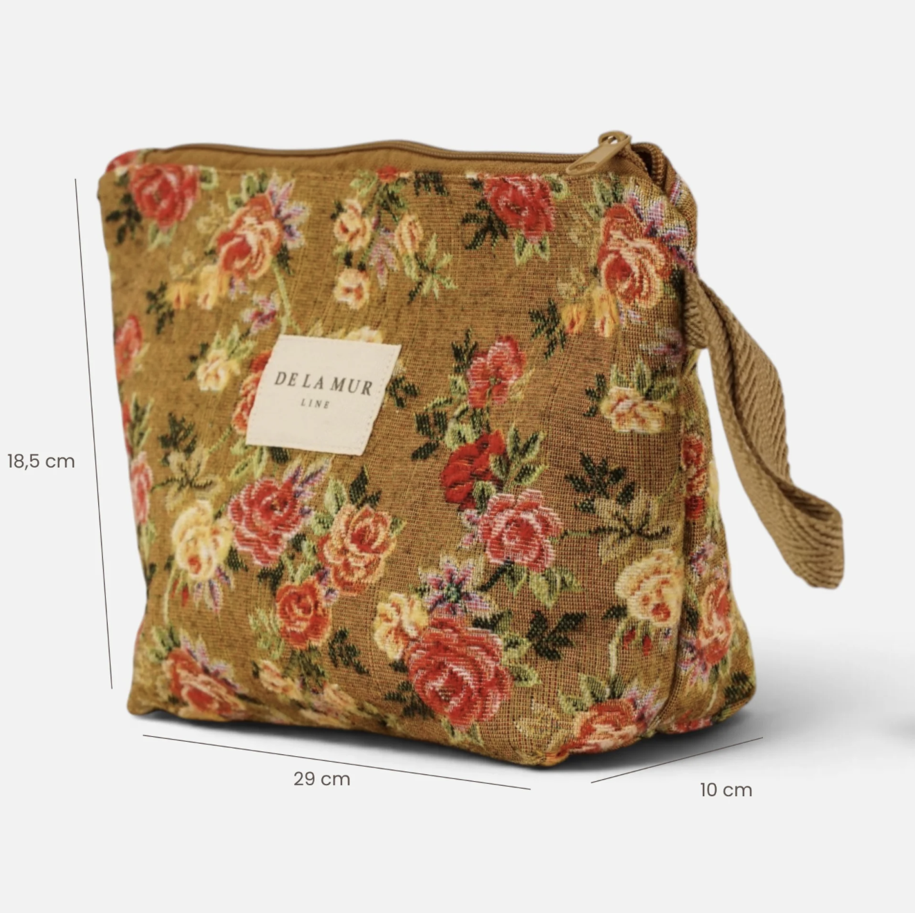 Grande trousse de toilette fleurie Esme – De La Mur – Image 4