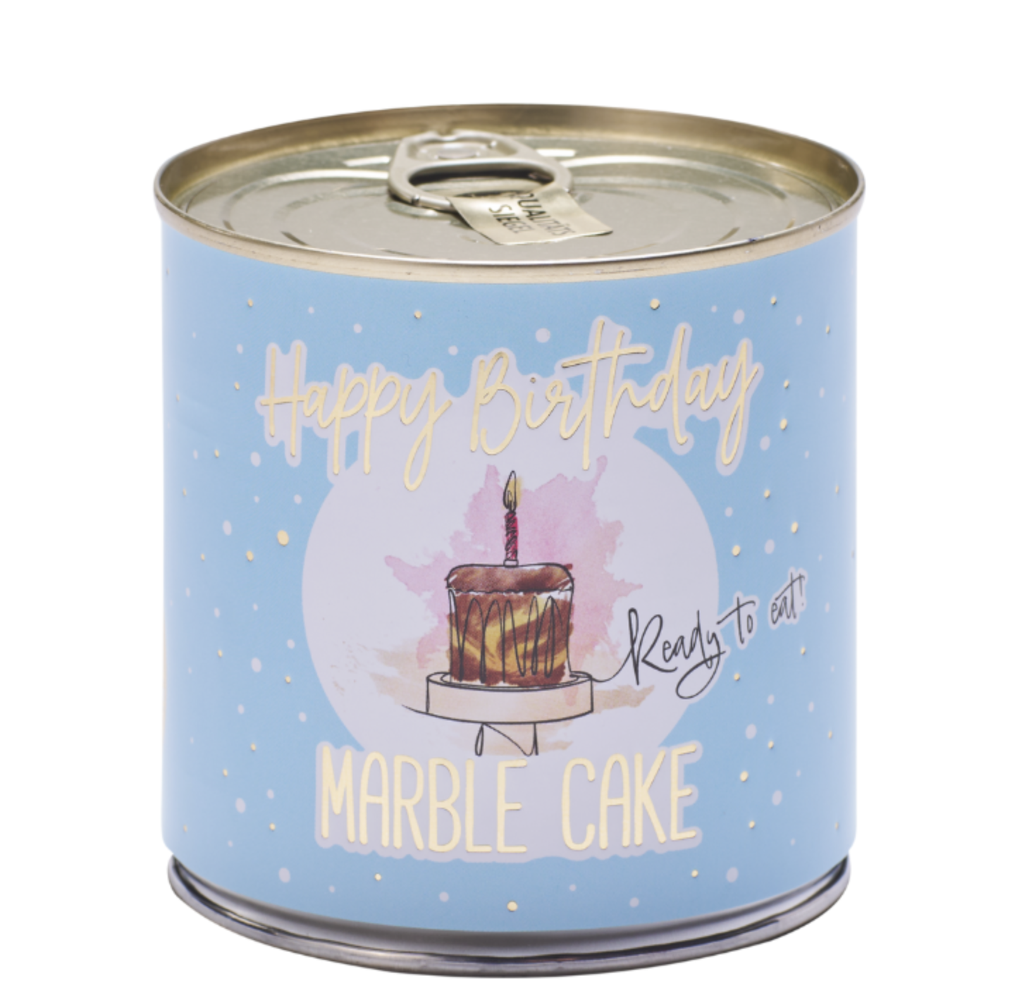 Gâteau d’anniversaire en boîte marbré – Wondercandle