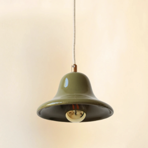 Suspension Gigaro S en céramique vert Romarin Ø16 cm