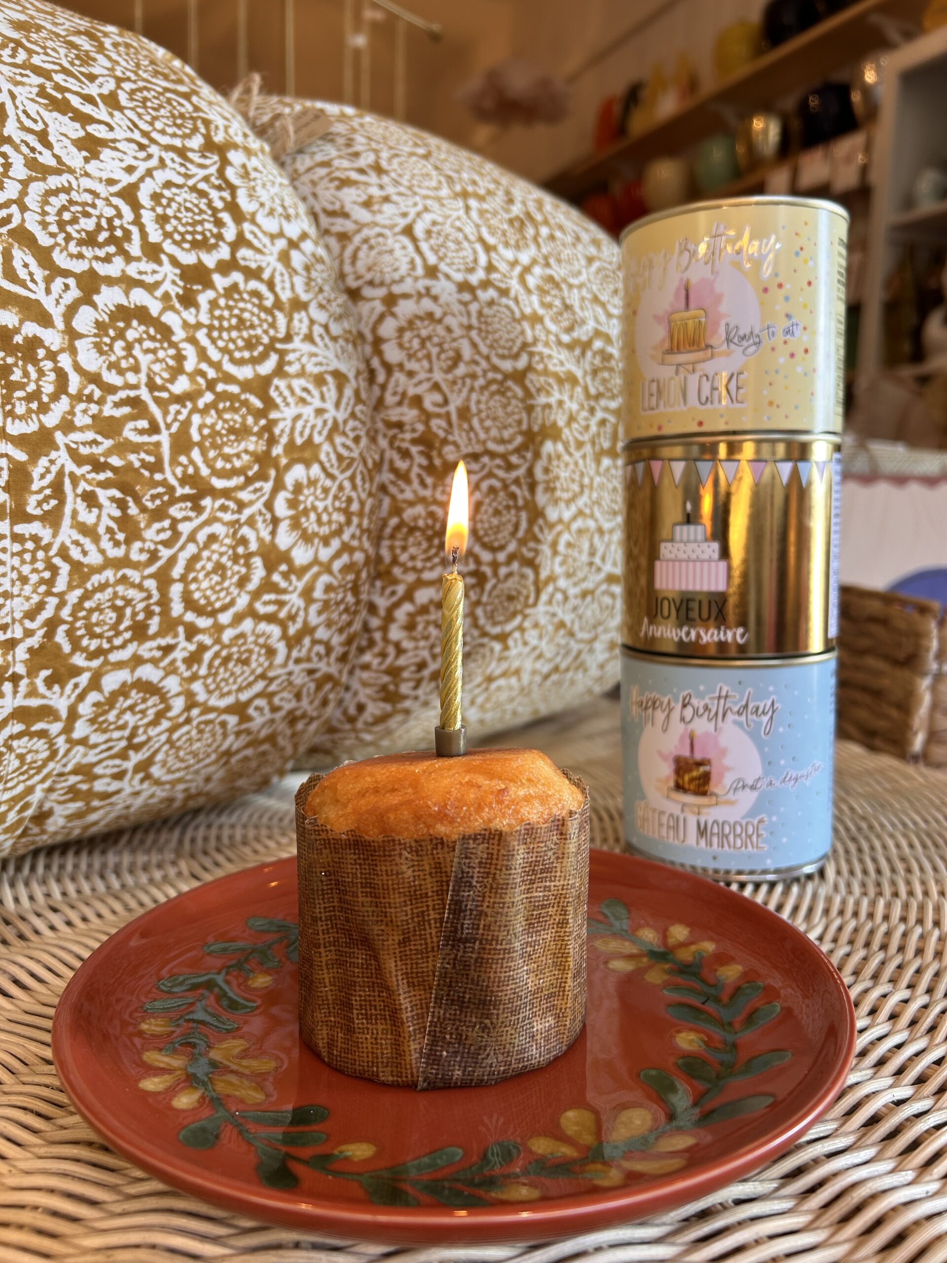 Gâteau d’anniversaire en boîte marbré – Wondercandle – Image 3